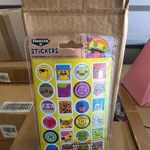 Fuggler stickers with 96 stickers across 4 sheets